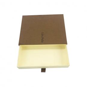 Winner package brown texture paper sliding boxes