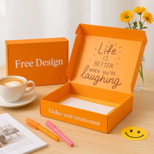 Printed rigid custom size shipping boxes 12x9x4